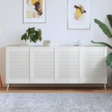 Uși Dulap Lemn Masiv Pin Alb 69x49.4cm vidaXL Design Lambriu 4 buc Mobilă Accesorii