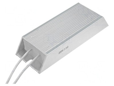 Rezistor bobinat cu radiator 10&amp;Omega; 200W foto