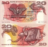 Bancnota Papua New Guinea 20 Kina, 1988, UNC