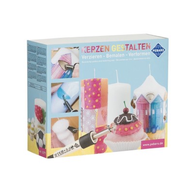 Pebaro 0277, Set complet pentru decorarea lumanarilor, include lumanari, servetele decorative + alte accesorii foto