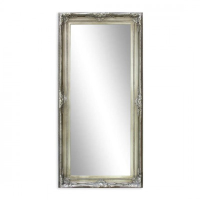 Oglinda mare cu o rama argintie cu decoratiuni SM-1706 foto