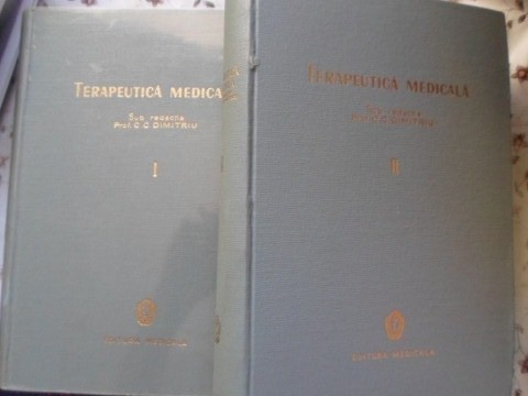 TERAPEUTICA MEDICALA VOL.1-2-SUB REDACTIA C.C. DIMITRIU