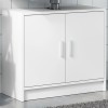 VidaXL Dulap de chiuvetă, alb, 63x29x55 cm, lemn prelucrat 848094