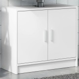 VidaXL Dulap de chiuvetă, alb, 63x29x55 cm, lemn prelucrat 848094