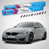 Cumpara ieftin Ștergătoare BMW M3 Sedan (F80) 2014-2018 | Set Față Flat Premium &ndash; TeamCar&reg;