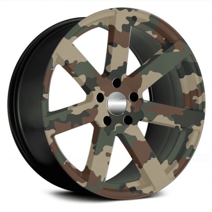 Folie decorativa jante auto fjt-27, set 4 bucati, diametru 60 cm, imprimare ecosolvent, autoadeziva, rezistenta uv si intemperii