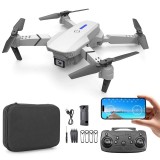 Cumpara ieftin Drona iUni E88 Pro, 4K, WiFi, 2 Camere, Pliabila, Transmisie live, Gri + Geanta transport