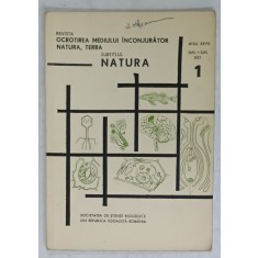 NATURA , REVISTA SOCIETATII DE STIINTE BIOLOGICE DIN R.S.R. , NR. 1 , 1977