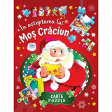 In asteptarea lui Mos Craciun, carte puzzle, editura Flamingo