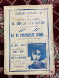Partitura vintage interbelica zarah leander