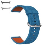 Curea piele, compatibila Samsung Galaxy Watch Ultra, 18cm, Ocean Blue