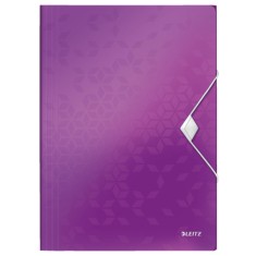 Mapa cu Elastic A4 Leitz Wow, Mov Metalizat, Mapa Proiecte, Mapa Prezentare A4, Mapa Leitz, Mapa Proiecte Leitz foto