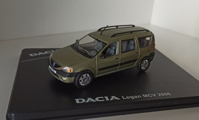 Macheta Dacia Logan MCV 2006 verde - Eligor 1/43 foto