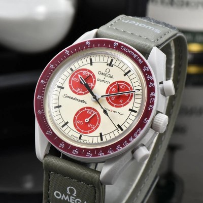 CEAS SWATCH X OMEGA MISSION TO PLUTO SPORT CASUAL--VEZI ANUNTUL--CALITATEA 1 !! foto