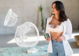 Neno Muszle Set 2 Cupe Colectoare Lapte Matern Hands Free, Accesorii Pompe San Neno, Cu Reductoare Palnie 17/19/21mm