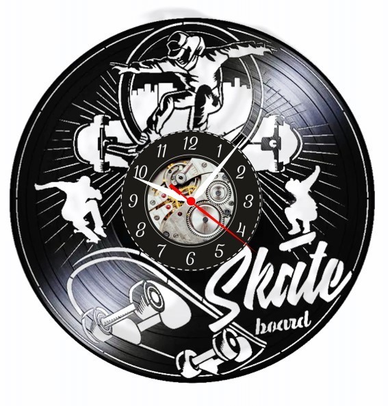 SKATE BOARD- ceas de perete