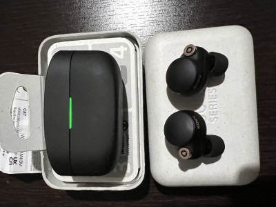 Casti In-Ear Sony WF-1000XM4B, Wireless, BT, NC, Microfon, Negru foto