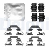 Set accesorii placute frana Nissan Juke 10-19; Renault Clio V 19-; Megane III 10-16; Megane IV 15-; SC NIC III 08-16; ZOE 12-, montare Spate, Delphi