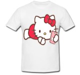 Tricou &quot; Hello Kitty mobile &quot;
