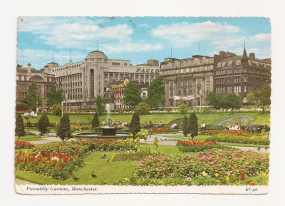 FS1 - Carte Postala - MAREA BRITANIE - Manchester, Piccadilly Gardens foto