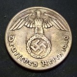 Germania Nazista 1 reichspfennig 1940 J/Hamburg bronz RaR