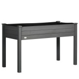 Outsunny Jardinieră pe picioare potager dim. 123L x 57l x 76H cm Inserții de irigare + p&acirc;nză de drenaj Lemn masiv de brad | Aosom Romania