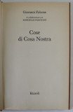 COSE DI COSA NOSTRA di GIOVANNI FALCONE , 1992