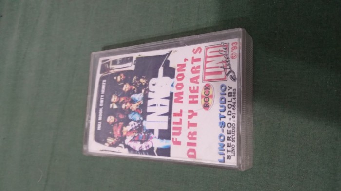 CASETA AUDIO INXS -FULL MOON,DIRTY HEARTS DE TARABA FOARTE RARA !!!