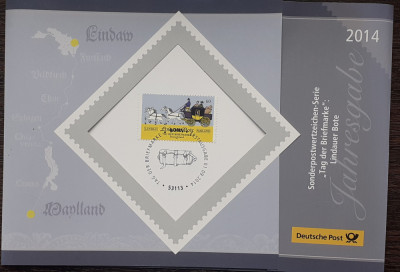 FDC Germania - Seria speciala de timbre din 2014 &amp;bdquo;Ziua timbrului&amp;rdquo; foto