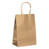 Punga Cadou Kraft Aurie 16x8x23 cm, M&acirc;nere Maro, H&acirc;rtie Premium, Elegantă, Diverse Ocazii