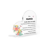 Cadou pentru bunica, cadou de ziua bunicii, cadou pentru bunică, cadou pentru bunica, placă acrilică cadou pentru cea mai dulce bunică din lume
