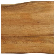 vidaXL Blat masă cu margini naturale, 60x60x2,5 cm, lemn masiv mango 370762