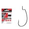 Carlige Offset Worm Lucky John 350 nr 1/0 Black Nickel 8 buc/plic