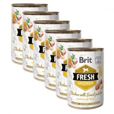 Can Brit Fresh Chicken with Sweet potato 6 x 400 g foto