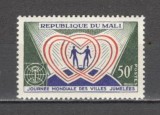 Mali.1968 Ziua mondiala a oraselor infratite DM.61