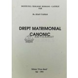 Drept matrimonial canonic - 1994 - Ioan Tamas ($W7)