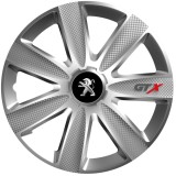 Cumpara ieftin Set 4 Capace Roti GTX Gri R15, Pentru Peugeot, Autohelix MSA