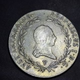 Austria 20 kreuzer 1818 /V Veneția argint RaR Francisc l