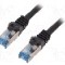 Cablu patch cord, Cat 6a, lungime 1.5m, S/FTP, LOGILINK - CQ3043S
