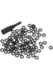 Cumpara ieftin Set de inele de etanșare din cauciuc Dart Wave, 100 bucăți, cu instrument de aplicare, 2BA, antiderapante, garnituri, accesorii
