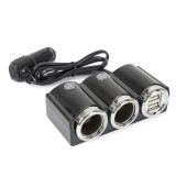 Aproape nou: Spliter bricheta auto PNI Lighter 20 12V/24V 2 iesiri, 2 x USB, indica