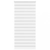 Jaluzea tip zebra alb lățime țesătură 90,9 cm poliester