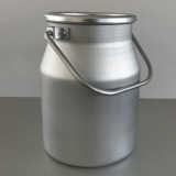 EMT50.5A EMT Bidon colectare lapte 5 l, aluminiu, cu capac si fara clipsuri de prindere