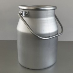 EMT. Bidon colectare lapte 5 l, aluminiu, cu capac si fara clipsuri de prindere EMT50.5A