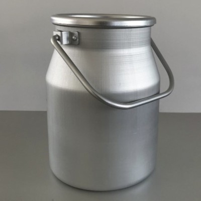 EMT. Bidon colectare lapte 5 l, aluminiu, cu capac si fara clipsuri de prindere EMT50.5A foto
