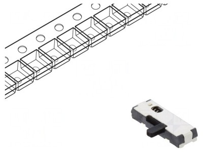 Comutator Glisant SPDT SMT 0,3A 4VDC foto