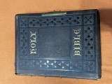 Biblia / Biblie veche , coperta piele, engleza , 1876