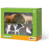 Mojo Farmland set de jucării 3y+ 4 buc