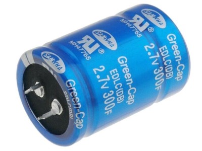 Condensator supercondensator 300F 2,7V DC foto
