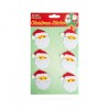 Set 6 Autocolante Pasla 3D Craciun, Mos Craciun 15x20cm, Decoratiuni Craciun, Ornamente Festive, Aplicatii Pasla, Cadouri Craciun